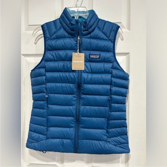 Patagonia Women's S Small Down Sweater Vest Puffer Puff Lagom Blue NWT Puff - Picture 1 of 16